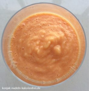 Papaya Smoothie Konjak Rezept