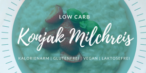 Konjak Milchreis Low Carb kalorienarm vegan