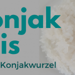 Konjak Reis aus der Konjakwurzel